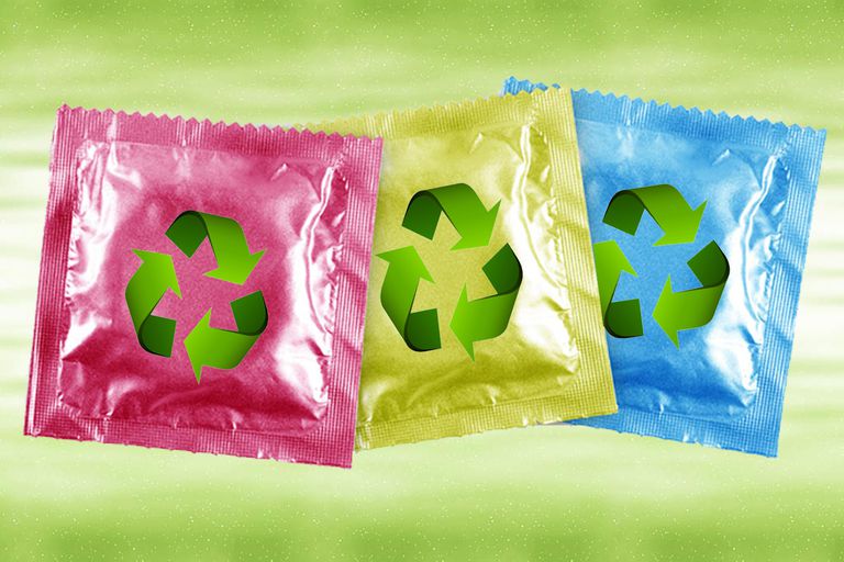 être recyclés, peut être, préservatif usagé, utilisation préservatif, aider protéger