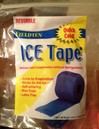 ruban glace, bande glace, glace compression, peut également