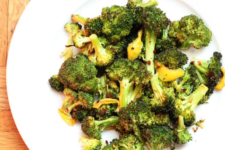 brocoli rôti, Cette recette, sans gluten, ajouter chapelure