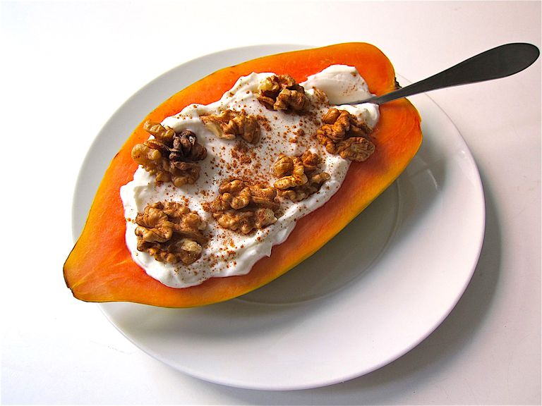 chair papaye, décomposer protéines, papayes contiennent, portion Calories, pour réduire