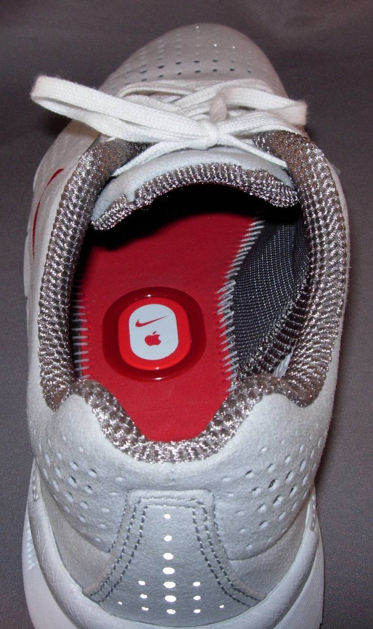 capteur Nike, Nike iPod, capteur Nike iPod, vous avez, semelle intérieure, chaussure Nike