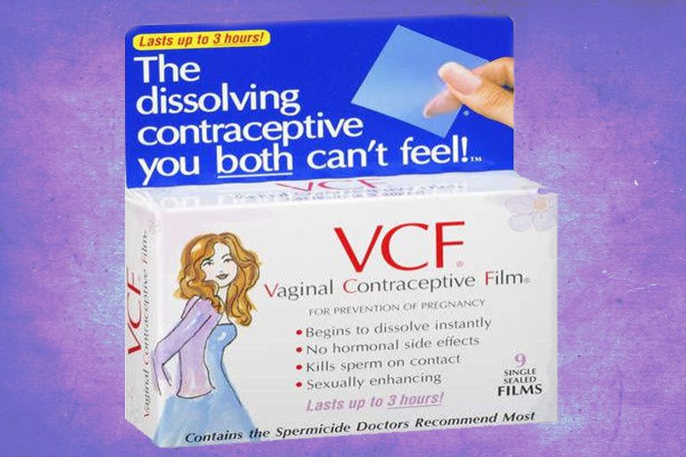 contraceptif vaginal, taux échec, film contraceptif, méthodes spermicides, pour cent